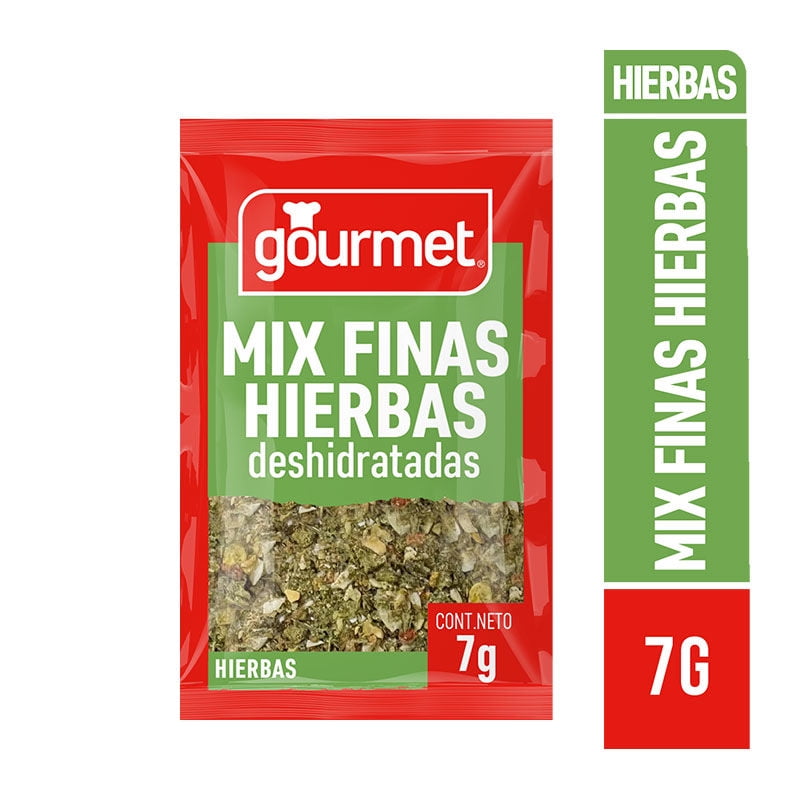 Condimentos Mix Finas Hierbas 7 g Gourmet