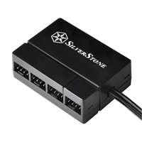 Cables Para Sistema Pwm Fan Hub Silverstone Cpf04, Color Negro