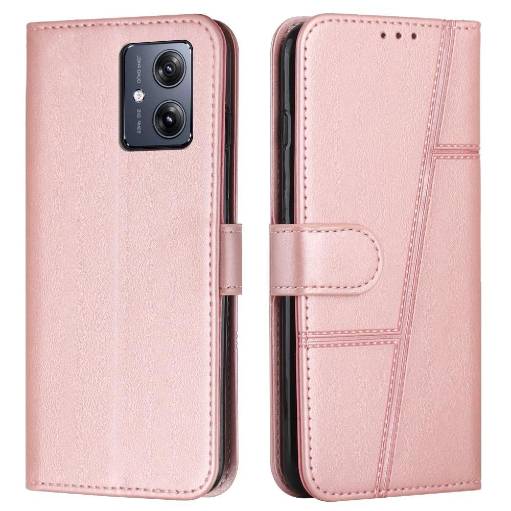 Foxdock - Funda Flip Para Moto G54 – Carcasa Delgada Y Resistente A Impactos Con Soporte Para Uso Diario Y Profesional