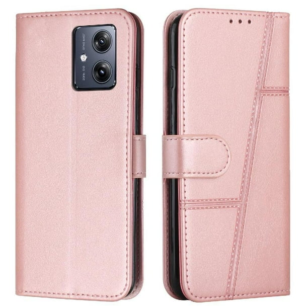 Funda Flip Para Moto G54 – Carcasa Delgada Y Resistente A Impactos Con Soporte Para Uso Diario Y Profesional