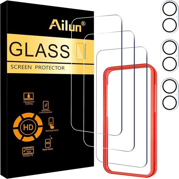 Protectores Ailun para pantalla y cámara, 3 y 3