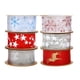 thumbnail image 4 of 6x Cintas Navideñas Manualidades DIY Para Lazos Para El Pelo, Costura, Flores, Cajas Para Pasteles, 4 of 5