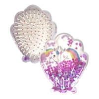 Genérico - Set 3 Cepillos De Cabello Diseño Ostra Brillante Portatil Lau