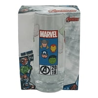 Genérico - Vaso De Vidrio Personajes Vaso Muñecos Niños 380 Ml