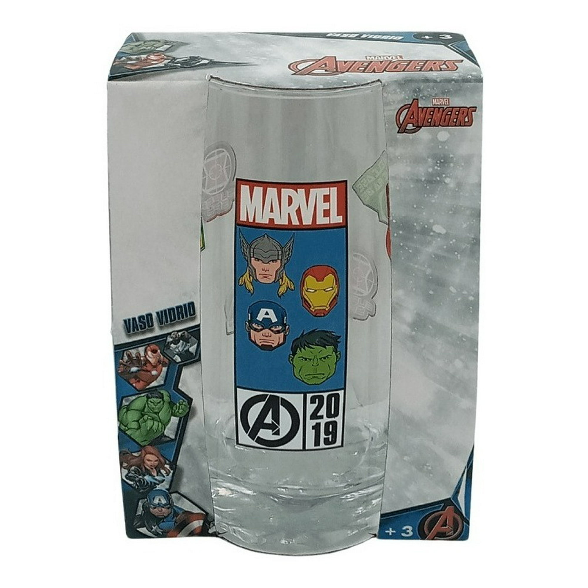 Genérico - Vaso De Vidrio Personajes Vaso Muñecos Niños 380 Ml
