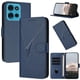 thumbnail image 1 of Funda Cartera Fibra de Carbono para Motorola MOTO G75 con Soporte y Cierre Magnético Azul, 1 of 6