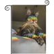 thumbnail image 1 of Bandera de Jardín Temática Nyan Cat 28cm x 45cm, 1 of 5