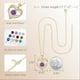 thumbnail image 3 of Collar  Love Pendant con Piedra de Nacimiento Plata, 3 of 5