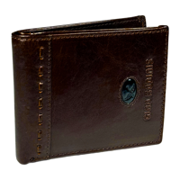 Billetera De Cuero Hombre Stefano 664 Café Gino Rodinis