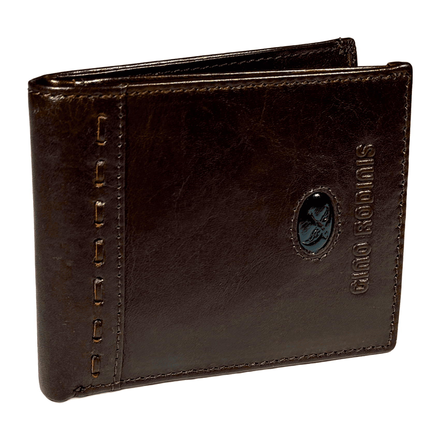 Gino Rodinis - Billetera De Cuero Hombre Stefano 664 Café