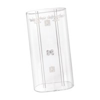 Magideal - Soporte Acrílico Para Collares, Soporte Para Presentación De Joyería, Soporte Para Collares, Organizador Giratorio De Joyería, Expositor Para Tocador,