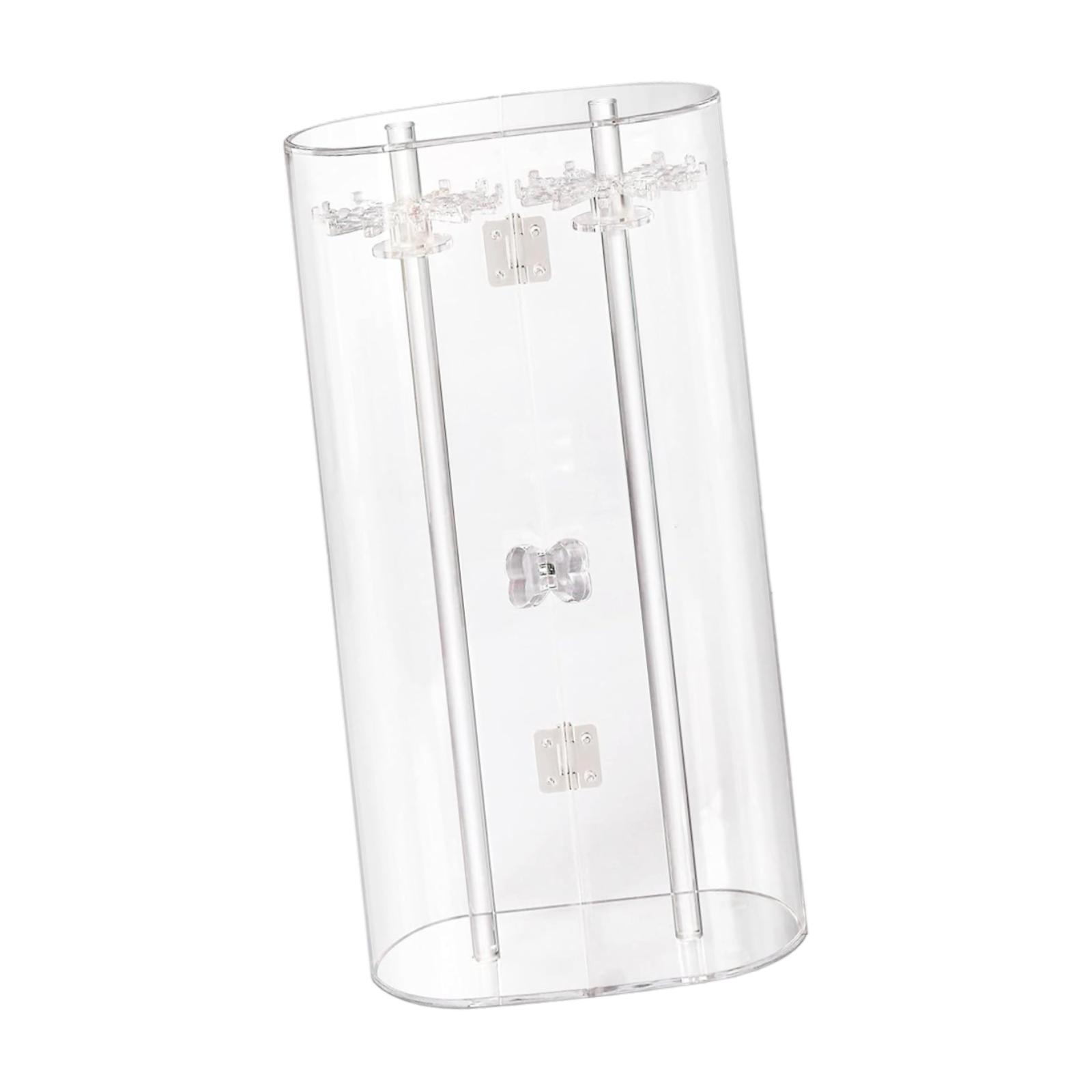 Magideal - Soporte Acrílico Para Collares, Soporte Para Presentación De Joyería, Soporte Para Collares, Organizador Giratorio De Joyería, Expositor Para Tocador,