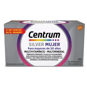 Centrum Multivitaminico Silver Mujer 60 Capsulas