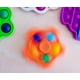 thumbnail image 5 of Fidget Toy Spinner Toynk Pop Orange Star con juego de burbujas, 5 of 7