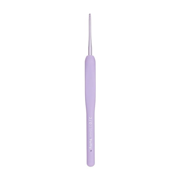 Aguja de ganchillo Tulip Etimo Murasaki Softgrip, 2 mm, 1 unidad