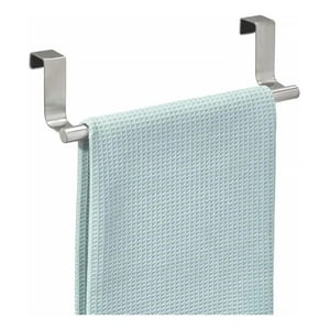 Genérica - Colgador Paños Cocina Y Toallas Puerta Mueble Acero Inoxidable 23.5Cm