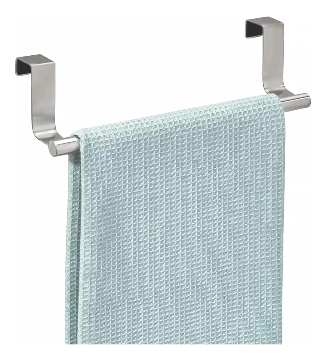 Genérica - Colgador Paños Cocina Y Toallas Puerta Mueble Acero Inoxidable 23.5Cm