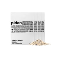 Pidan - Arena Para Gatos Con Tofu + Bentonita 2.4Kg/6L X4 Unid