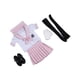 thumbnail image 1 of Traje De Uniforme De Colegiala A Escala 1:6 Para Figuras De Acción Femeninas De 12'', Cuerpo Rosa, 1 of 5