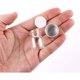 thumbnail image 3 of MaxMau Mini botellas de vidrio de 5 ml con tapa rosca de aluminio, set de 24, 3 of 3