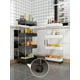 thumbnail image 1 of 1pc Multi Layer Food Storage Rack, Black Plastic Storage Rack For Kitchen, 1 of 3