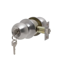 Stark Design - Cerradura De Pomo Cilíndrica, Acceso Principal - Bodega. (Acero Inoxidable 304). Sku: Sdp20-Ai