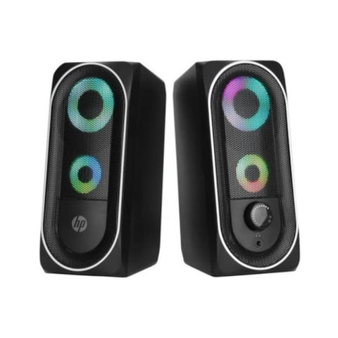 Hp - Parlantes Gamer Rgb Para Pc Negro Dhe-6001