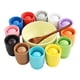 thumbnail image 3 of Bola De Clasificación De Colores Del Arco Iris En Taza Juego De Bolas De Clasificación De Colores De Madera Para Niños, 3 of 5