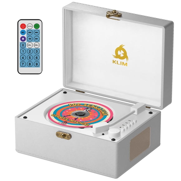 Reproductor De Cd Retro Con Bluetooth Aux Usb Y Batería Recargable