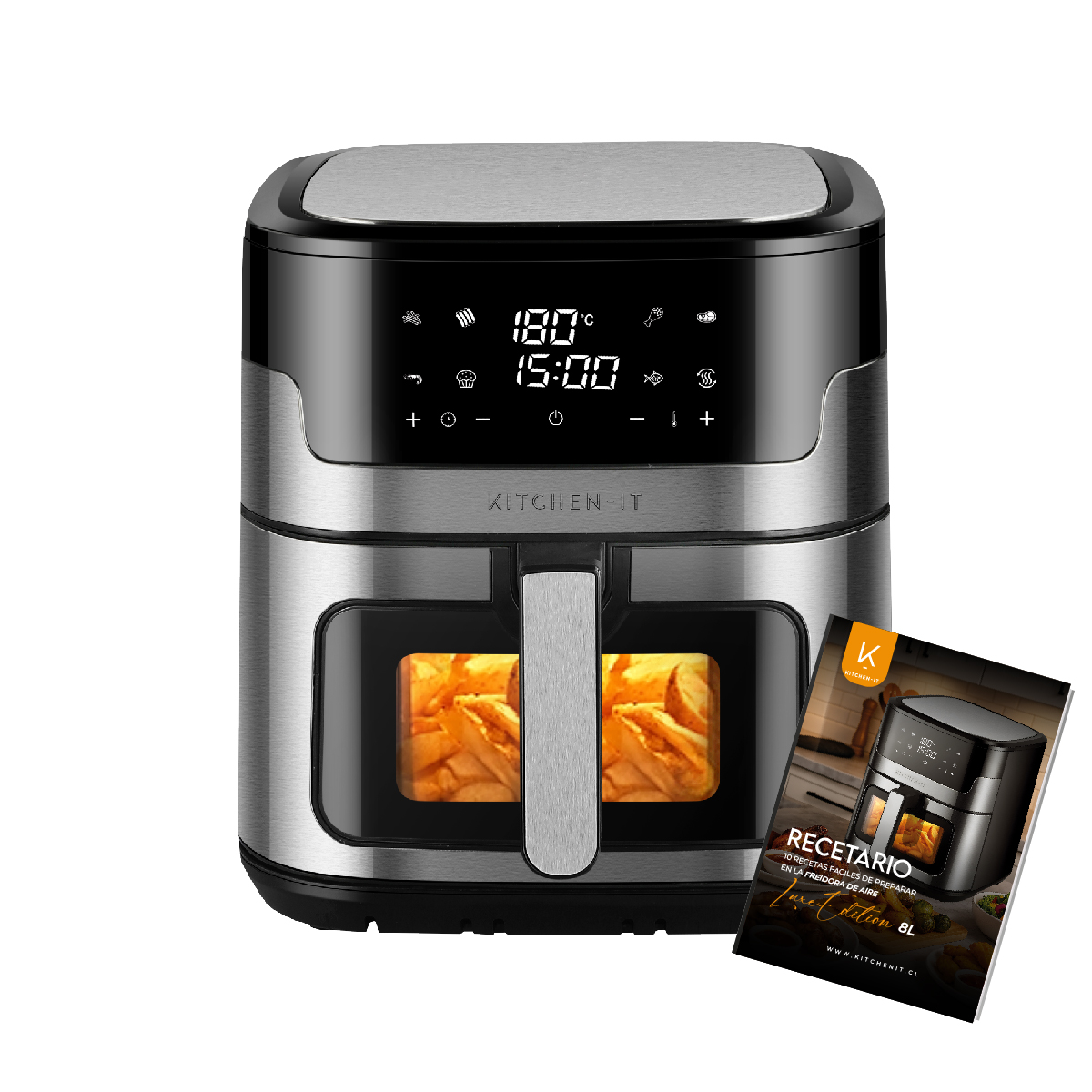 Kitchen-It - Freidora De Aire Luxe Edition 8L