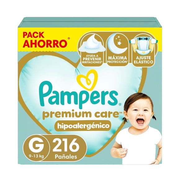 Pañales Pampers Premium Care G
