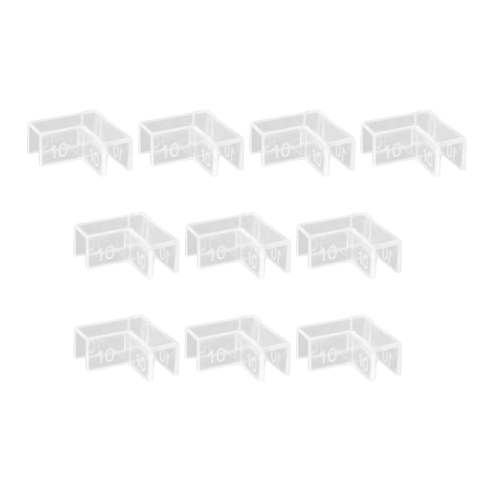 Protector De Esquinas Transparente Para Acuarios, Protectores De Esquina Para Tanques De Mascotas De 10mm, 10 Uds.
