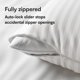 thumbnail image 3 of Protectores de almohada Niagara Sleep Solution, tamaño estándar, paquete de 4, 3 of 7