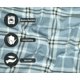thumbnail image 5 of Juego de sábanas Bliss Casa, 100% franela de algodón, cama king size, 5 of 9