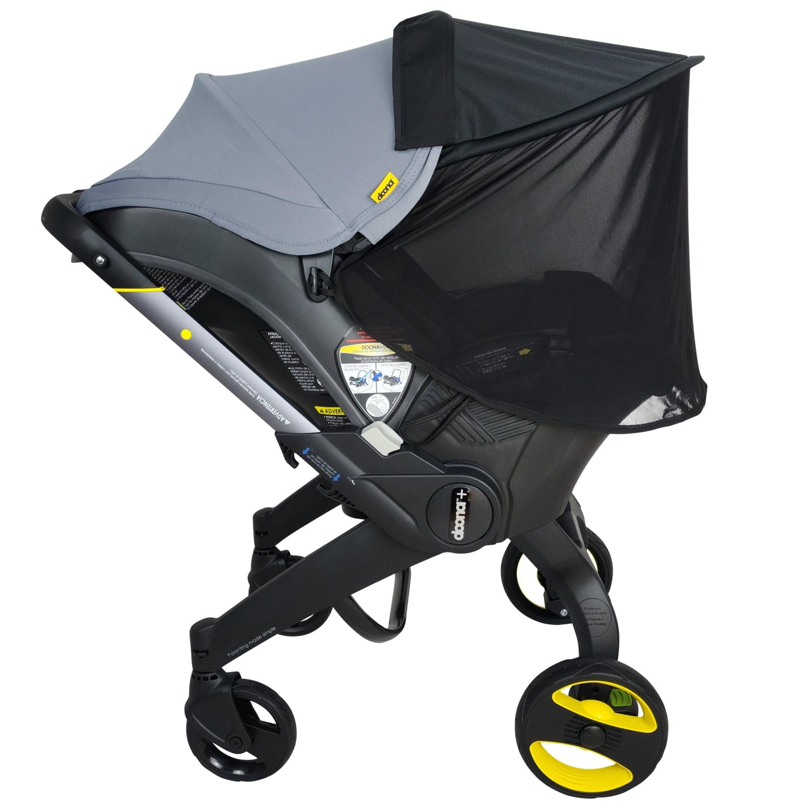 Extensión De Parasol Para Silla De Auto Liuliuby Con Protección Uv