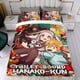 thumbnail image 4 of Toilet Bound Hanako Kun Conjunto de sábanas temático, trío de piezas, cómodo y amigable con la piel, diseño único, regalo de decoración para el hogar para familiares, amigos y fans,140cm *210cm, 4 of 6