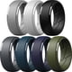 thumbnail image 1 of Anillos de silicona ThunderFit para hombre de 10 mm de ancho y 2,5 mm de grosor, 1 of 6