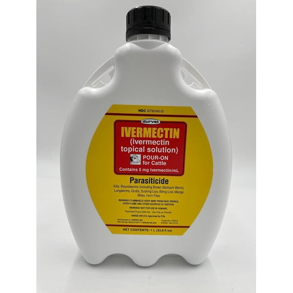 Parasiticida Durvet Ivermectina Pour On 1 L
