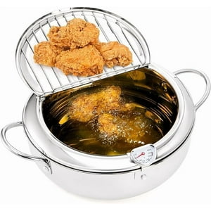 Chefchoice - Olla Freidora Acero Inoxidable Freir Con Termómetro Estilo Japones 2L