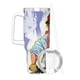 thumbnail image 3 of Chico de Oro Vaso aislado de acero inoxidable con asa, diseño temático, regalo para familia, amigos y fans; incluye pajita y encaja en el portavasos estándar, 40 oz, 3 of 6