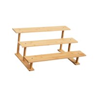 Ioensy - Estante De Exhibición De Varios Niveles Para Figuras, Muñecas, Esculturas, 3 Niveles, 40 Cm