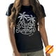 thumbnail image 3 of Camiseta Delsol Siempre Palmas Negra Grande, 3 of 4