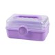 thumbnail image 4 of Caja Organizadora Multiusos De Primeros Auxilios Para Manualidades, Accesorios Para El Cabello, Joyería, Violeta, 4 of 5