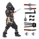 thumbnail image 1 of Disfraz de Halloween Xplanet Ninja para niños con accesorios, 1 of 7
