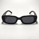 thumbnail image 2 of POLASUP GAFAS LENTES DE SOL Gafas de montura cuadrada pequeña, negras, sin maquillaje, lentes transparentes, de estilo sofisticado, 2 of 5