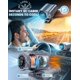 thumbnail image 2 of Ventilador clip coche LED 199 velocidades semi enfriamiento USB recargable coche trabajo, 2 of 8