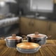 thumbnail image 1 of Batería Cocina Antiadherente Mosset Acero Inoxidable 5 Piezas, 1 of 3