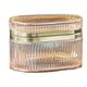 thumbnail image 4 of Caja De Joyería De Cristal En Relieve, Caja De Joyería Decorativa Para Brazaletes, Pulseras Con Dijes, ámbar, 4 of 5