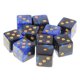 thumbnail image 3 of Juego De Dados Digitales D6 De Seis Caras De 10 Piezas Para Juego De Rol D&D Azul Negro, 3 of 3