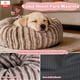 thumbnail image 4 of Cama Redonda Para Mascota Gatos Perros Tela Angora Suave Lavable Estilo Donut Dirty Color Café, 4 of 10